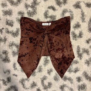 • velvet tube top •